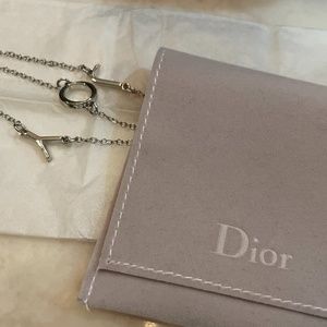 Sterling sliver DIOR JOY letter bracelet